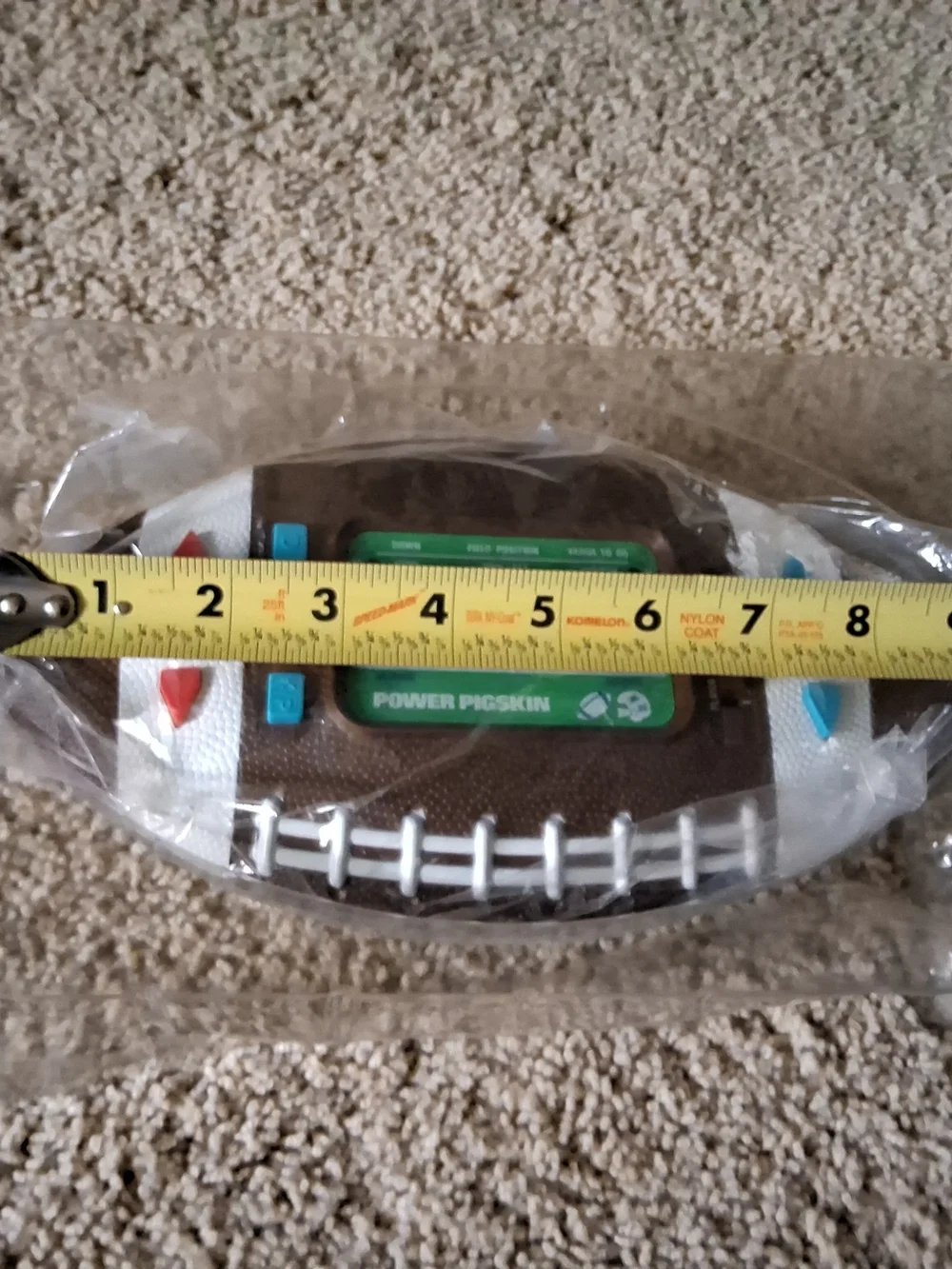 POWER PIGSKIN FOOTBALL 80's Handheld Electronic Tabletop Video Game. Working!